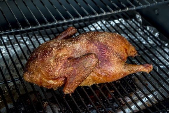 duck grilled on traeger pro 575